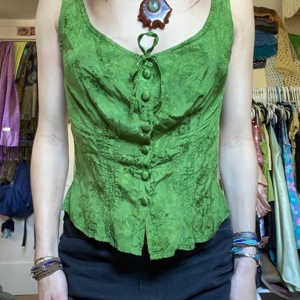 Green Tank Top